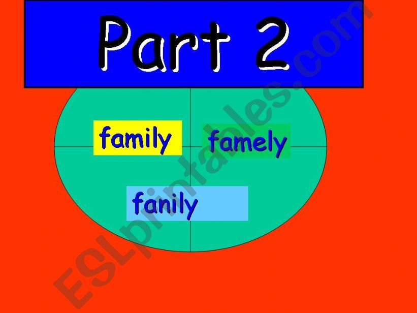 Family  competition part 2 powerpoint