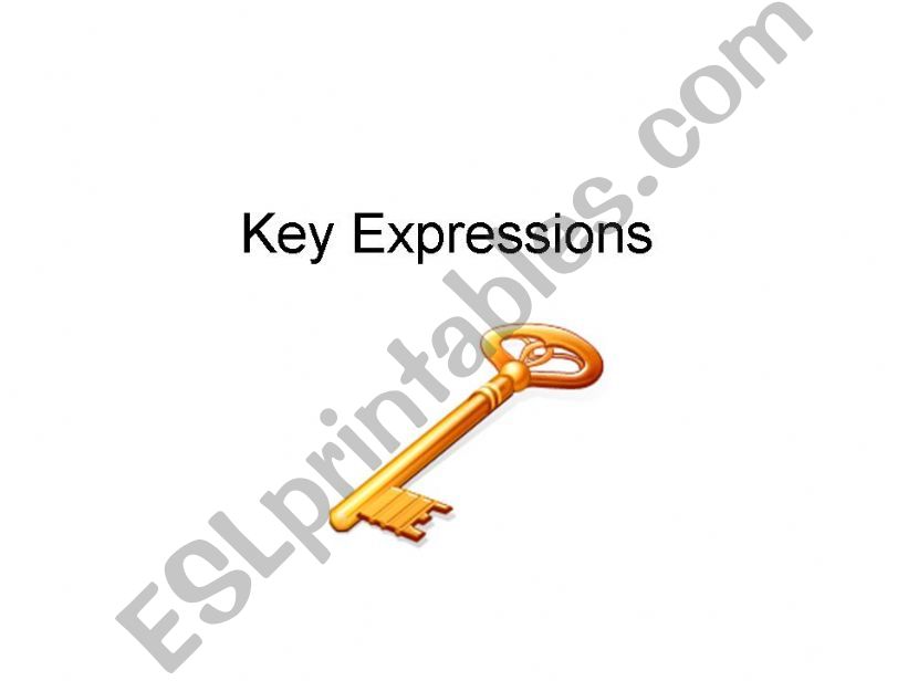 Ownership - Key Expressions powerpoint