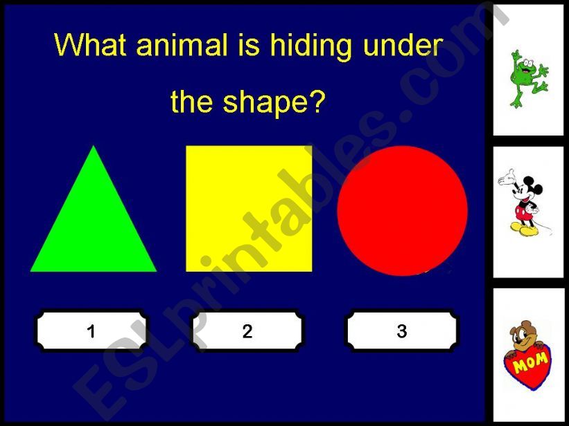 PPT GAME guess the animal powerpoint