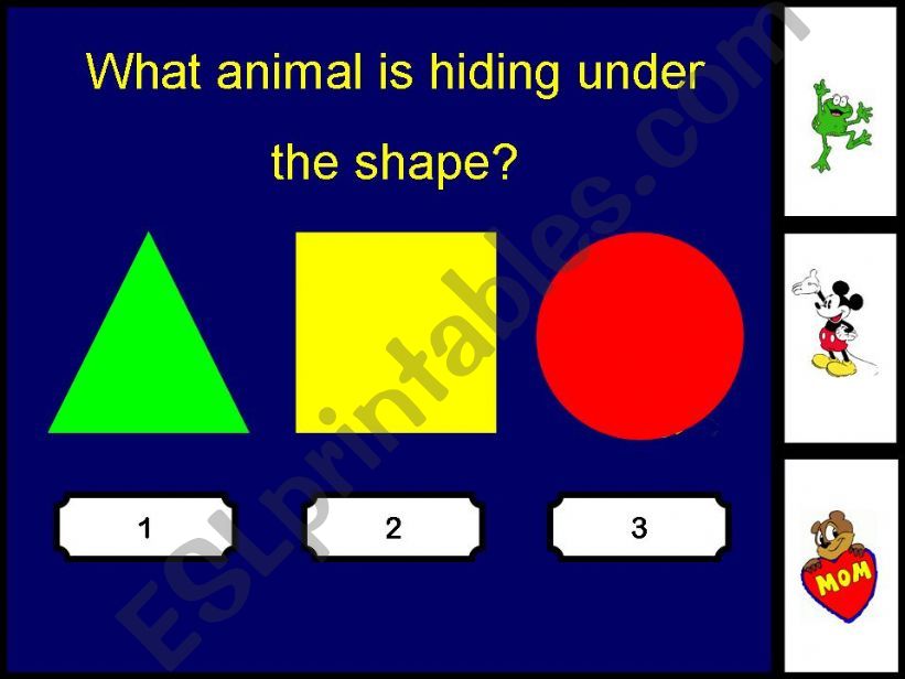 PPT GAME guess the animal powerpoint