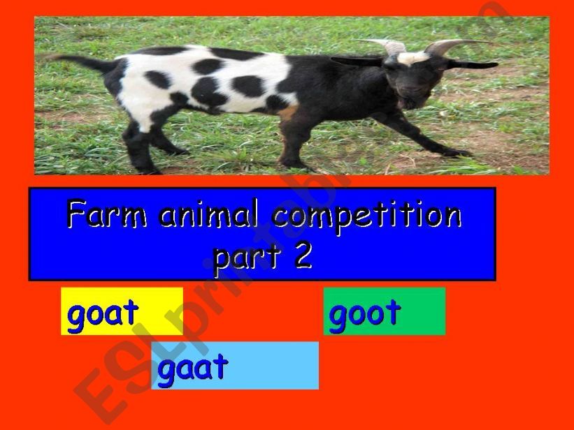 Farm Animals powerpoint