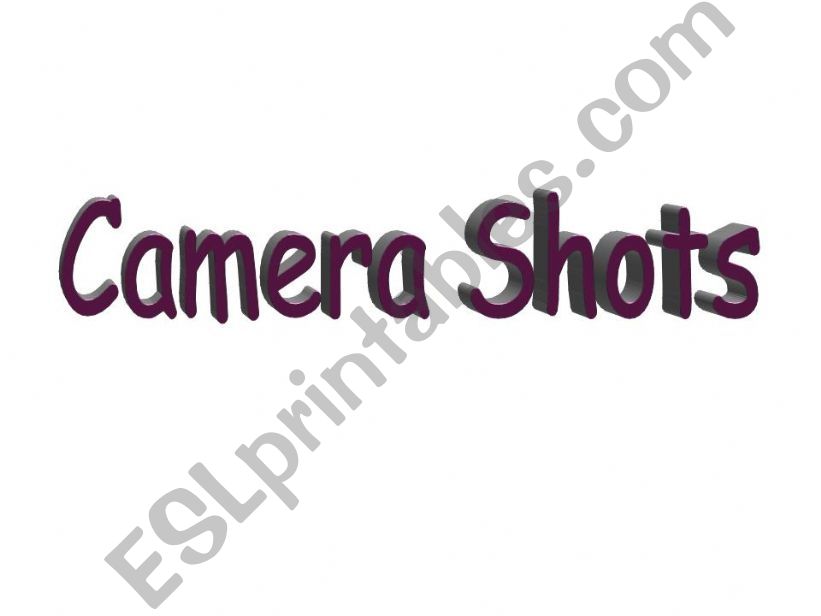 camera shots powerpoint