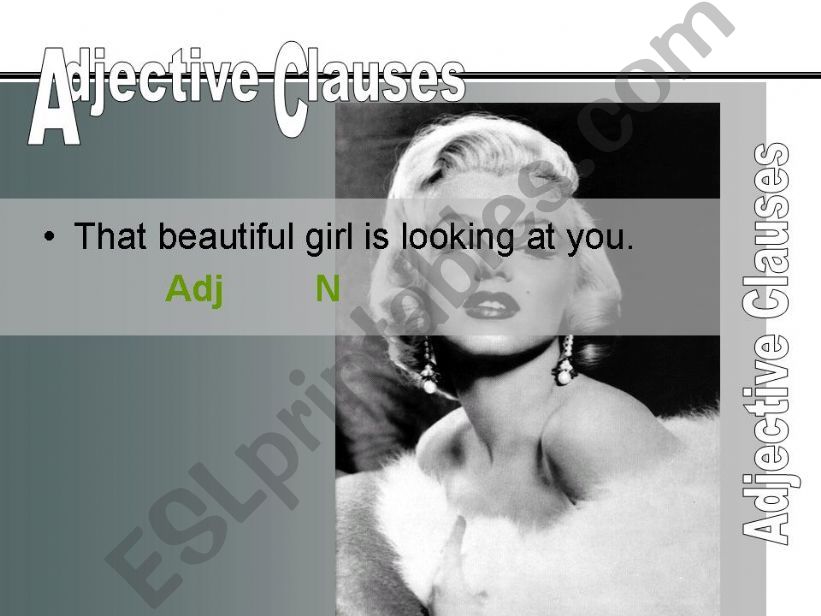 Adjective Clause powerpoint