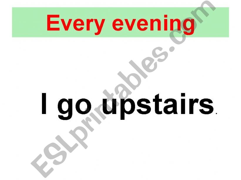 evening routine powerpoint