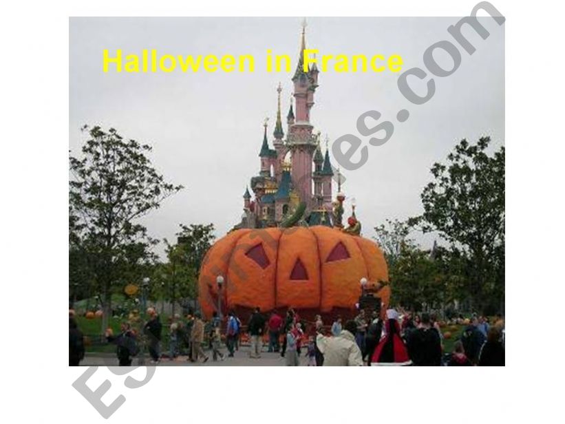 HALLOWEEN IN FRANCE 1 powerpoint