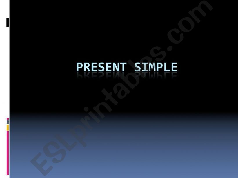 Present Simple powerpoint