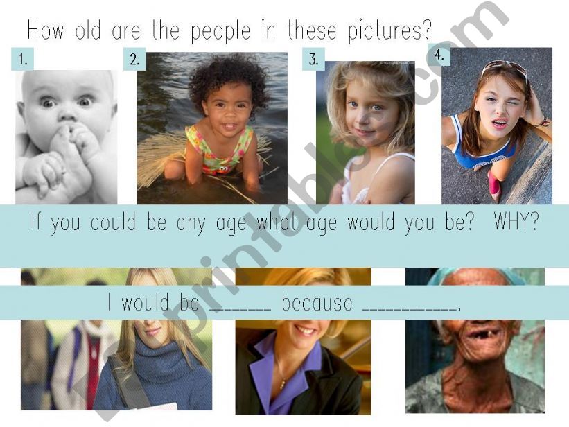 IF you could be any age... powerpoint