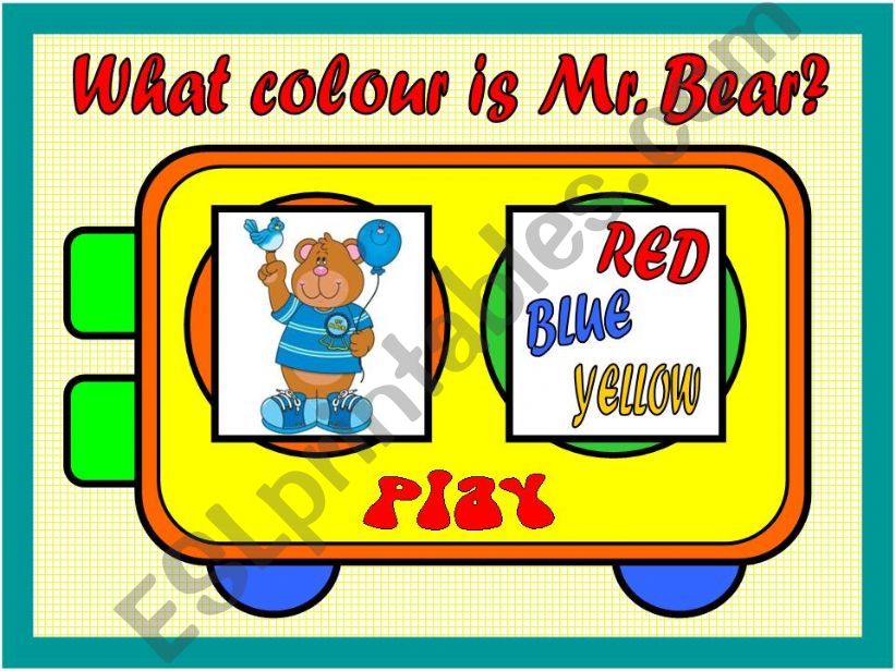 COLOURS - GAME2 powerpoint