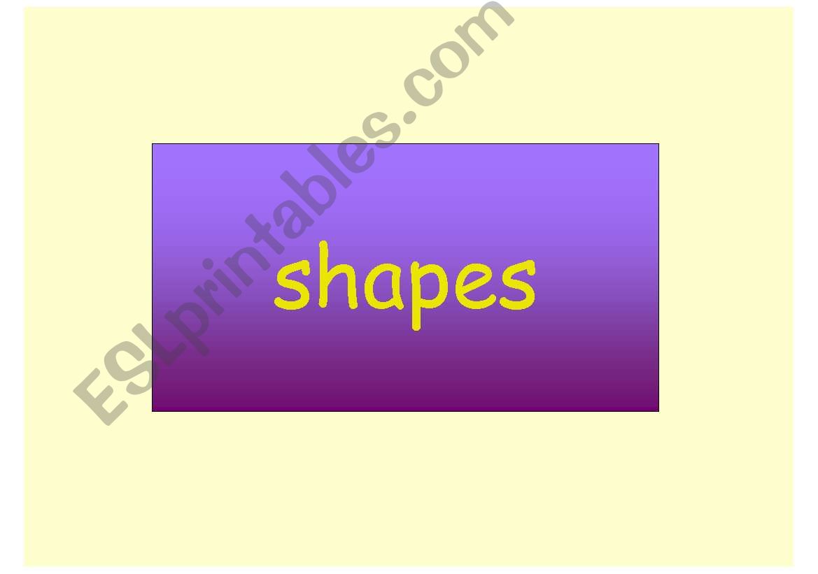 Shapes powerpoint