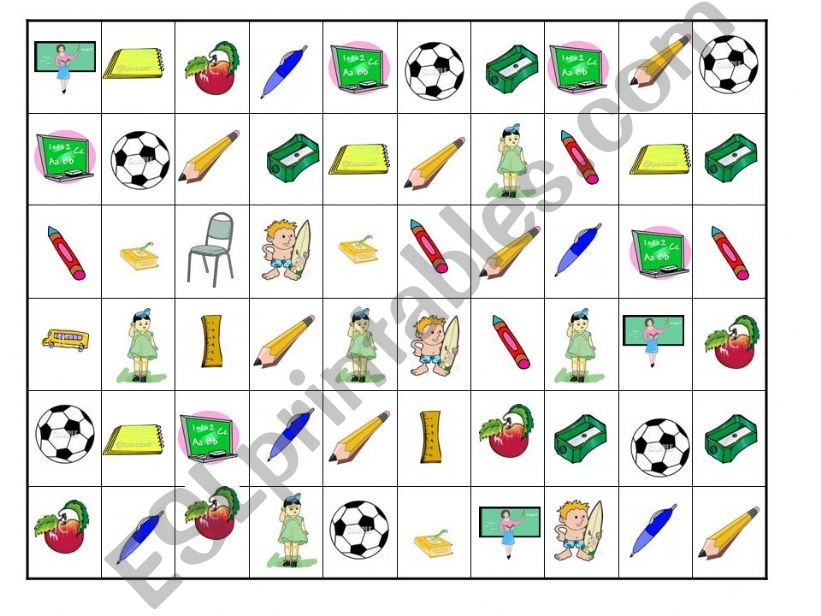 20 -2X3- card to play bingo powerpoint