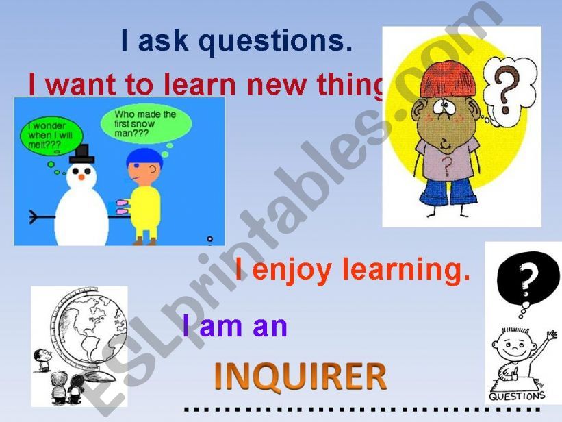 THE IB LEARNER PROFILE - PART 2