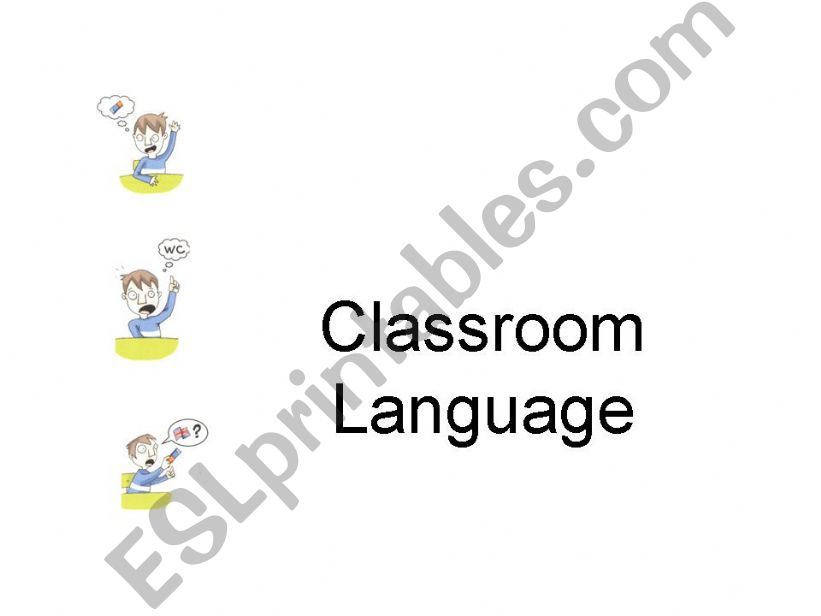 classroom language 1 powerpoint