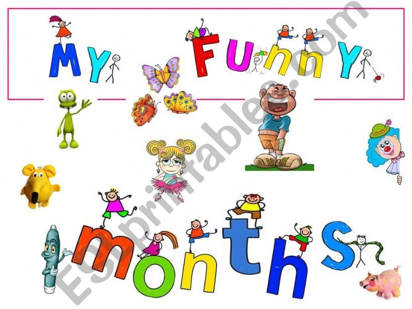 My funny months powerpoint