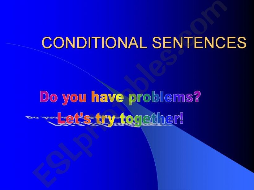 conditionals powerpoint