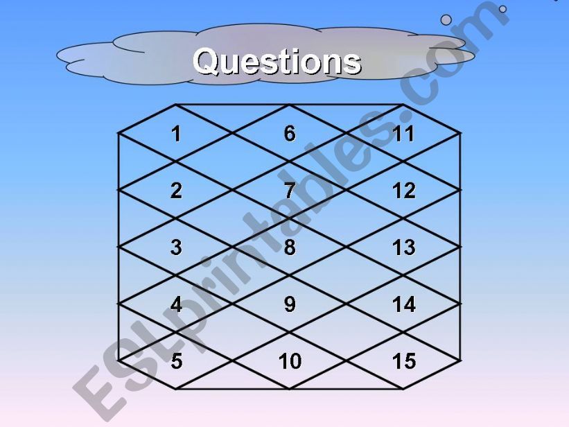 Grammar Quiz Competition Template