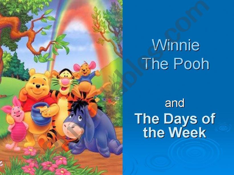Days of the Week with Winnie the Pooh