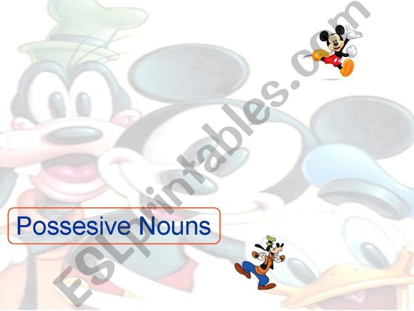 Possessive Nouns powerpoint