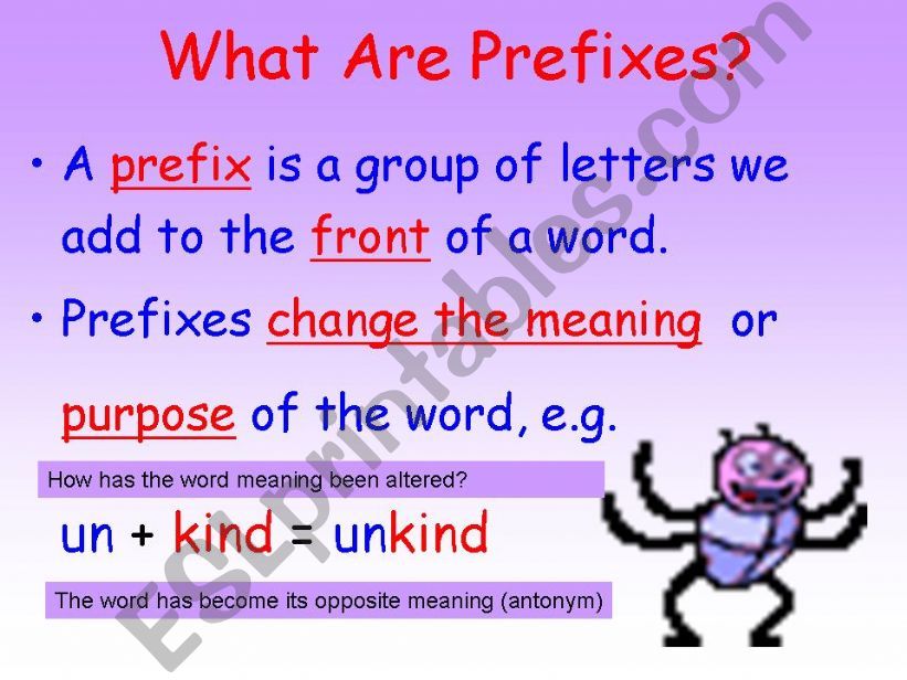 Prefixes un and dis powerpoint