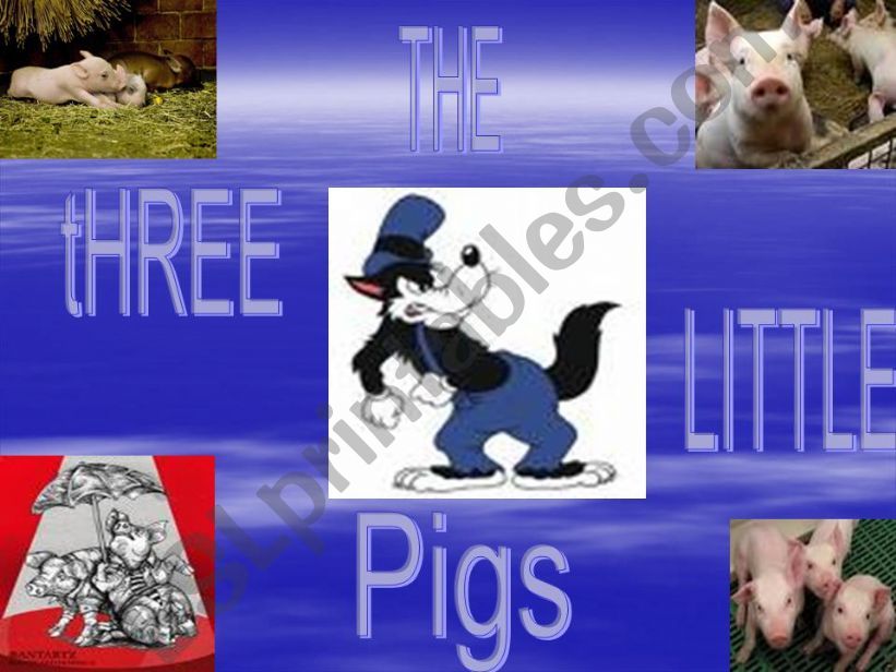 the three ittle pigs  powerpoint