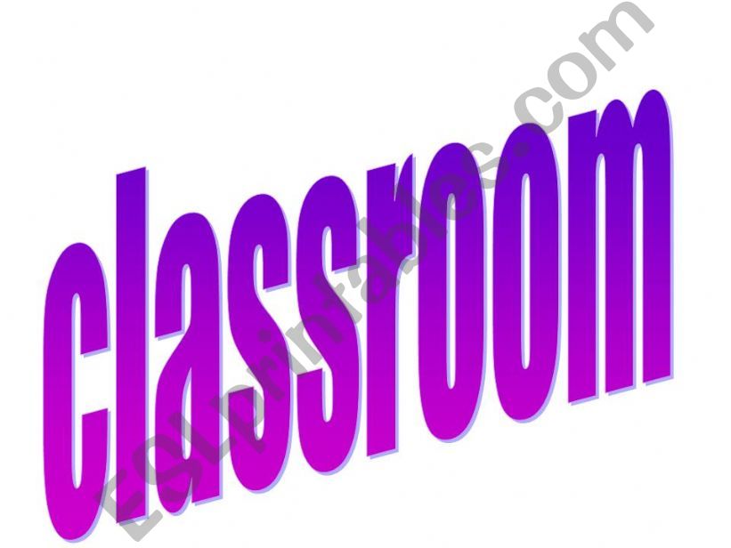 classroom objects powerpoint