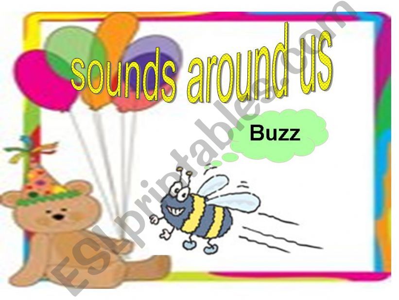 SOUNDS AROUND US powerpoint