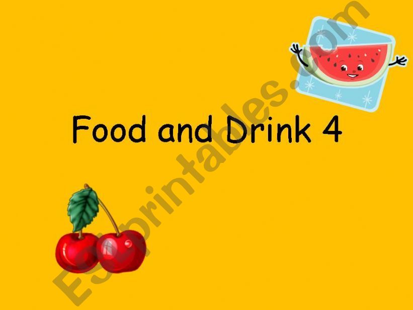 Fruits and Vegetables powerpoint