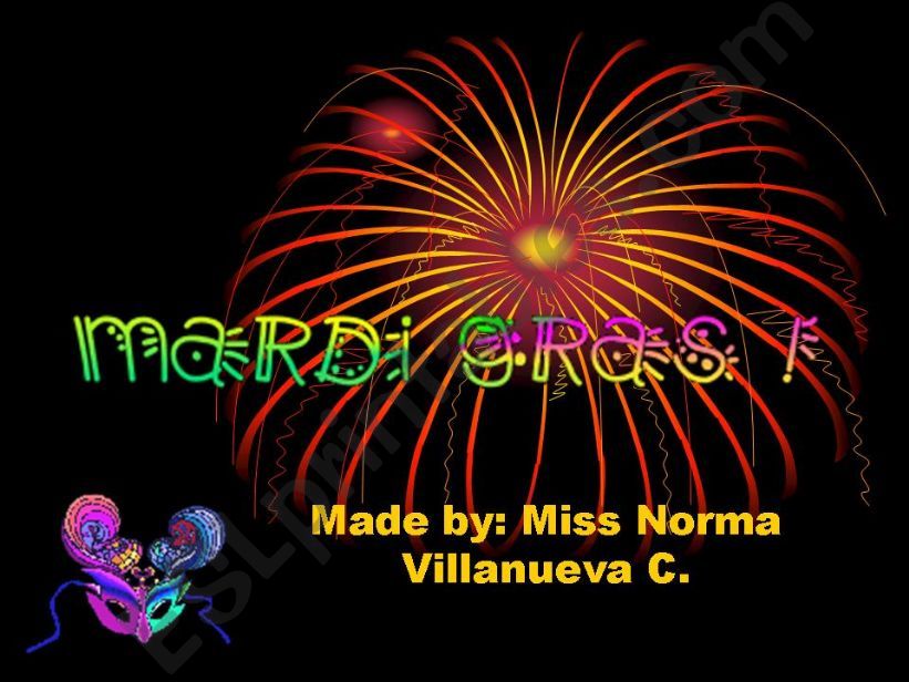 Mardi Gras powerpoint