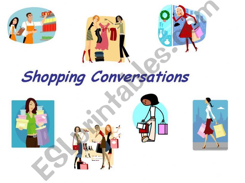 Shopping Conversations powerpoint