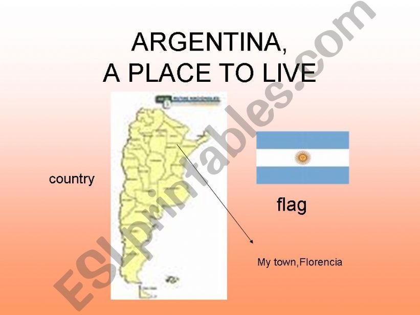 Argentina, a place to live powerpoint