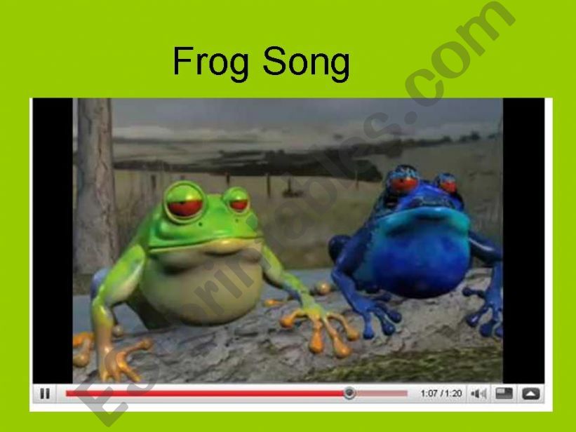 Frog Song  powerpoint