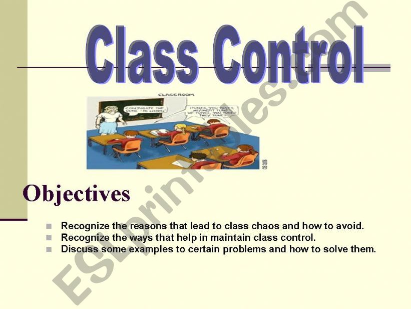 class control powerpoint