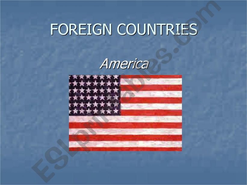 Foreign Countries powerpoint