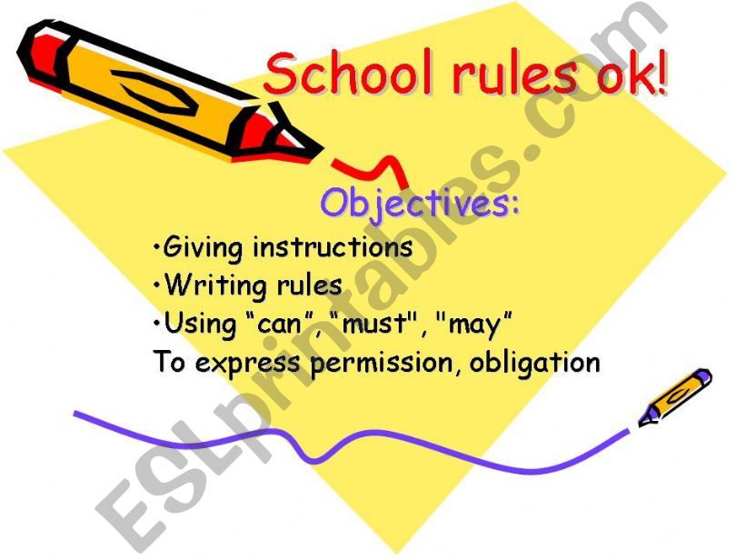 school rules ok! powerpoint