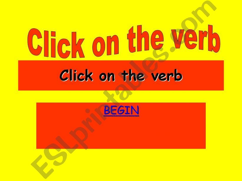 find the verb competiton powerpoint