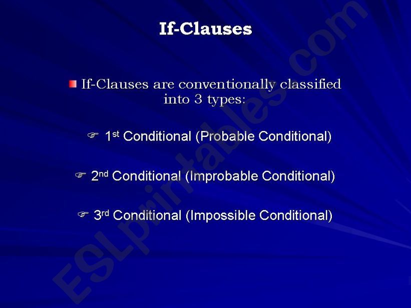 Conditionals powerpoint