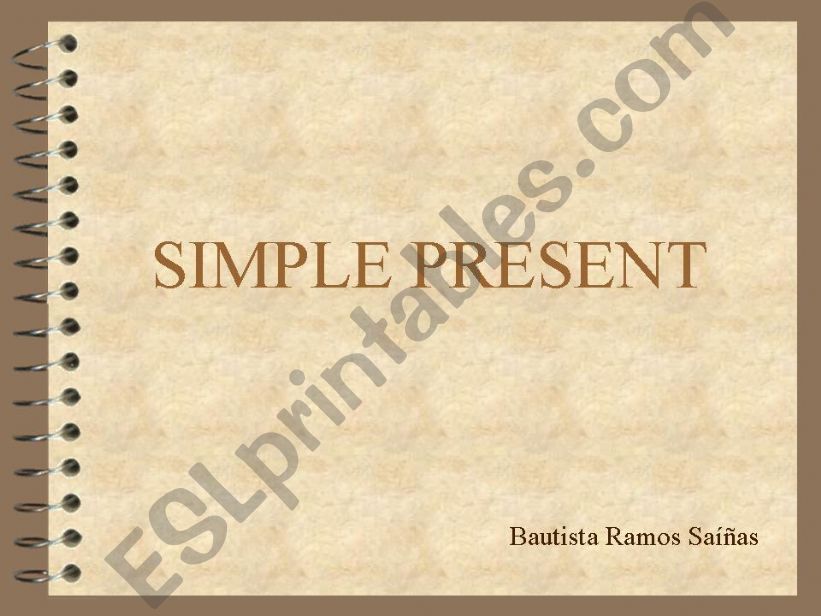 Simple Present powerpoint