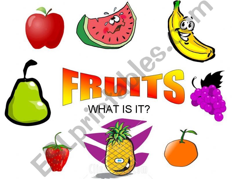 FRUITS powerpoint