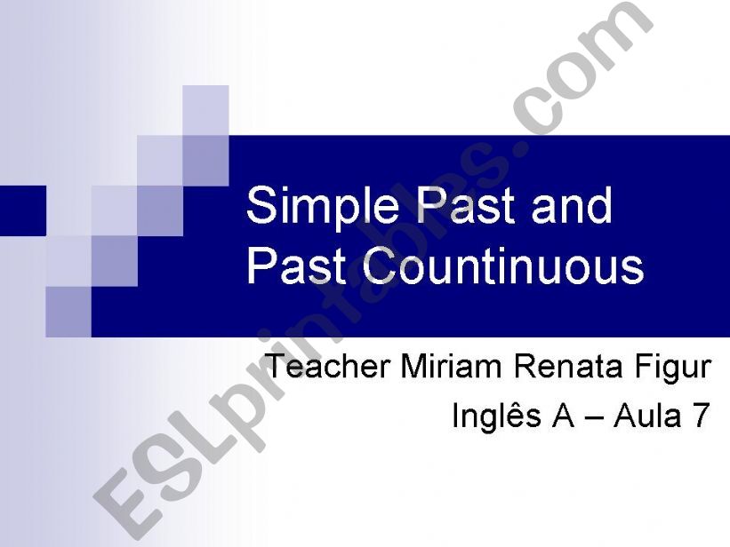 Past Tense powerpoint