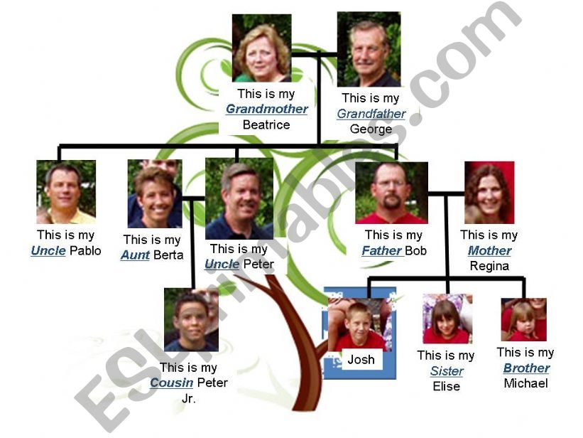 Joshs Family Tree - Memory Game