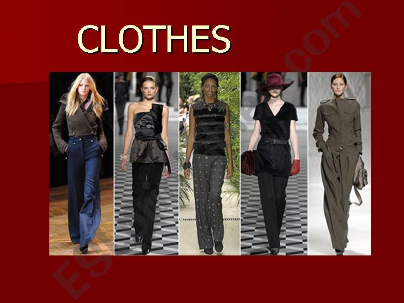 clothes powerpoint