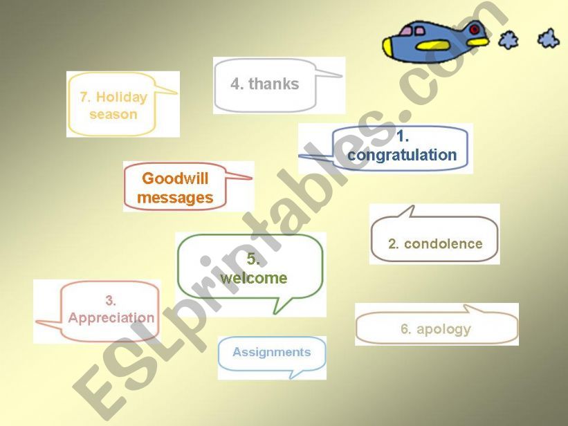 Goodwill Messages powerpoint