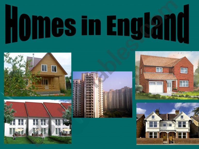Homes in England powerpoint