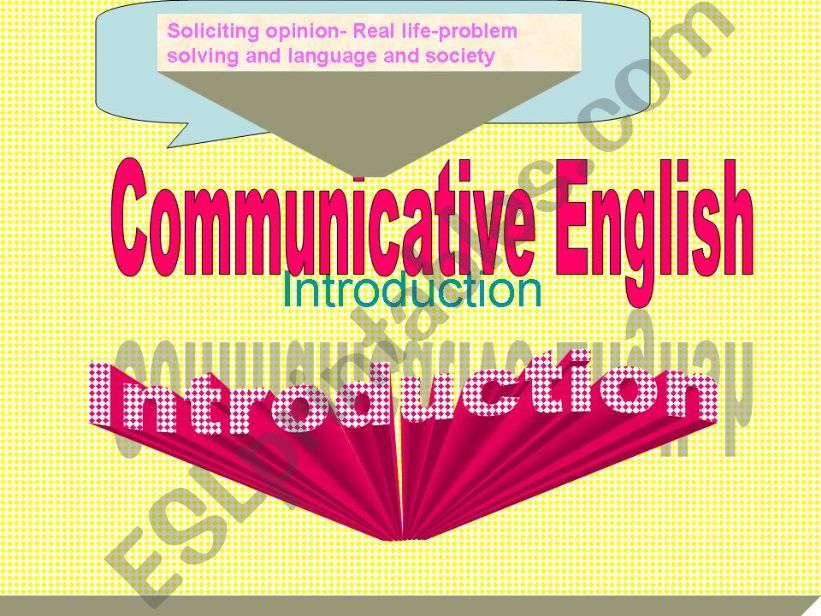 Communicative English-Modified workshop