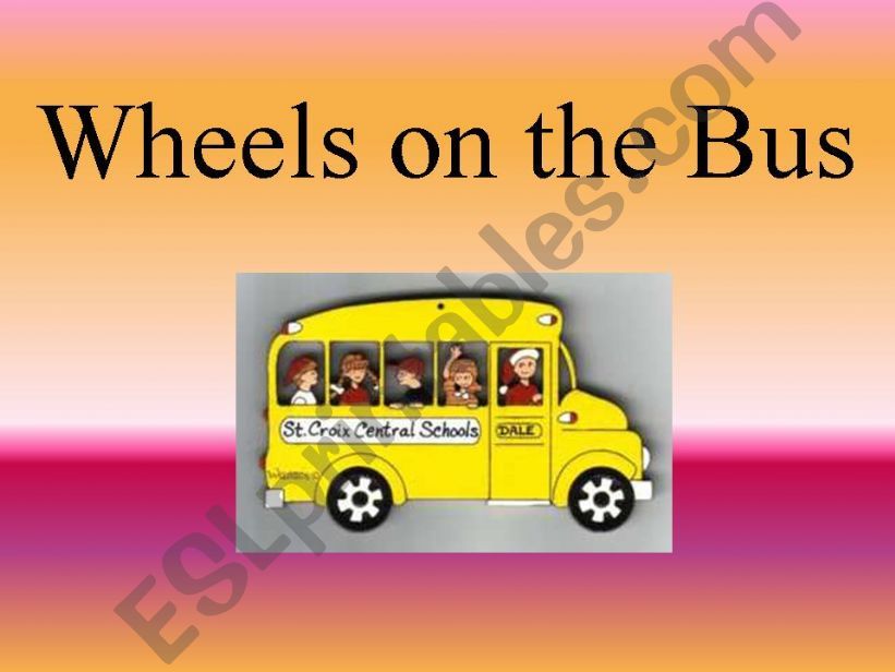 Wheels on the Bus Sing Along    