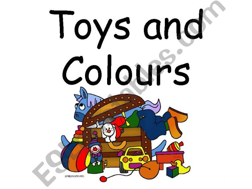 Toys and Colours powerpoint
