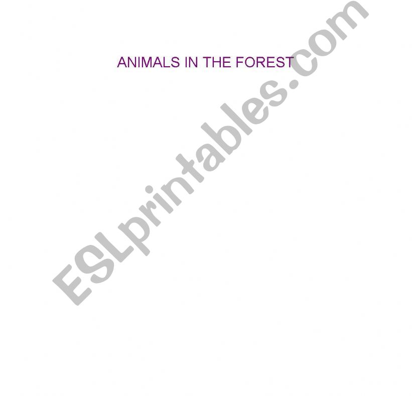 Animals  powerpoint