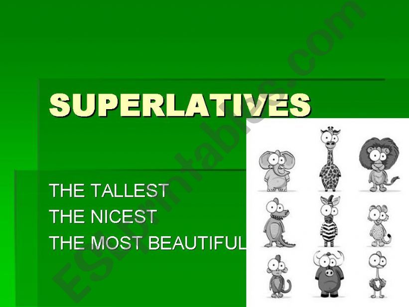 superlatives powerpoint