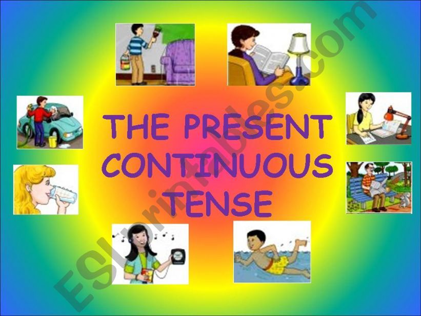 What are they doing? Present Continuous Tense- Part 1
