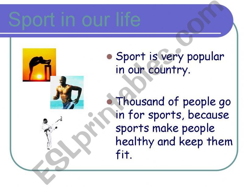 sport powerpoint