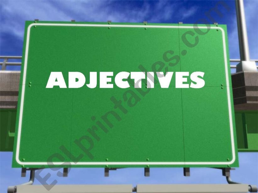 Adjectives powerpoint